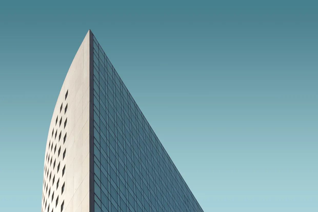 North easterly aspect showing curved design